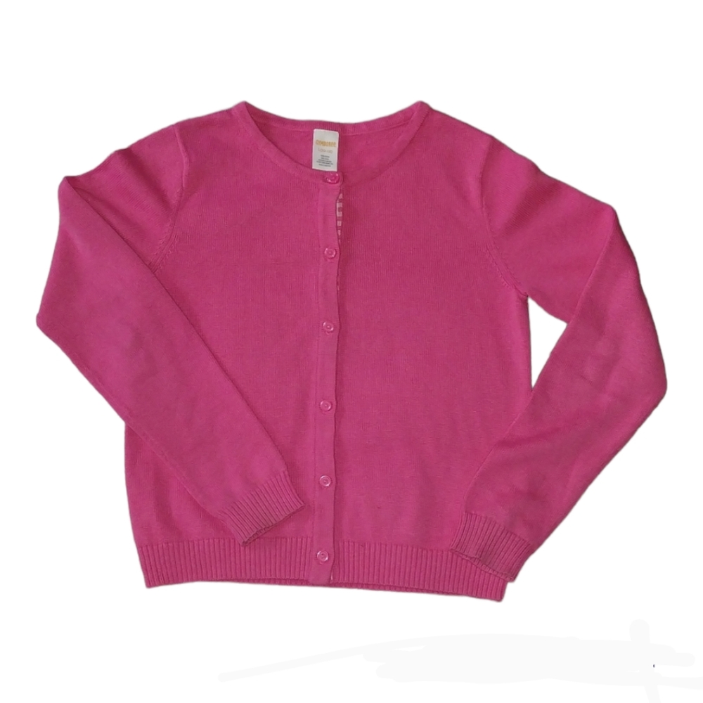 Gymboree Button Front Cardigan Pink Size 10/12 Youth